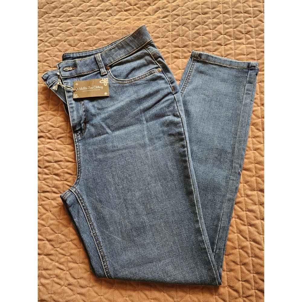 NWT Matilda Jane Skinny Blue Denim Jeans (Inseam 29"), Sz. 12